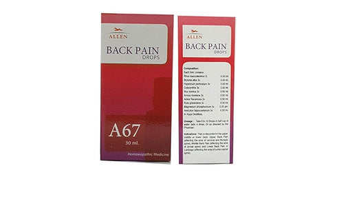 Allen A67 Back Pain Drop